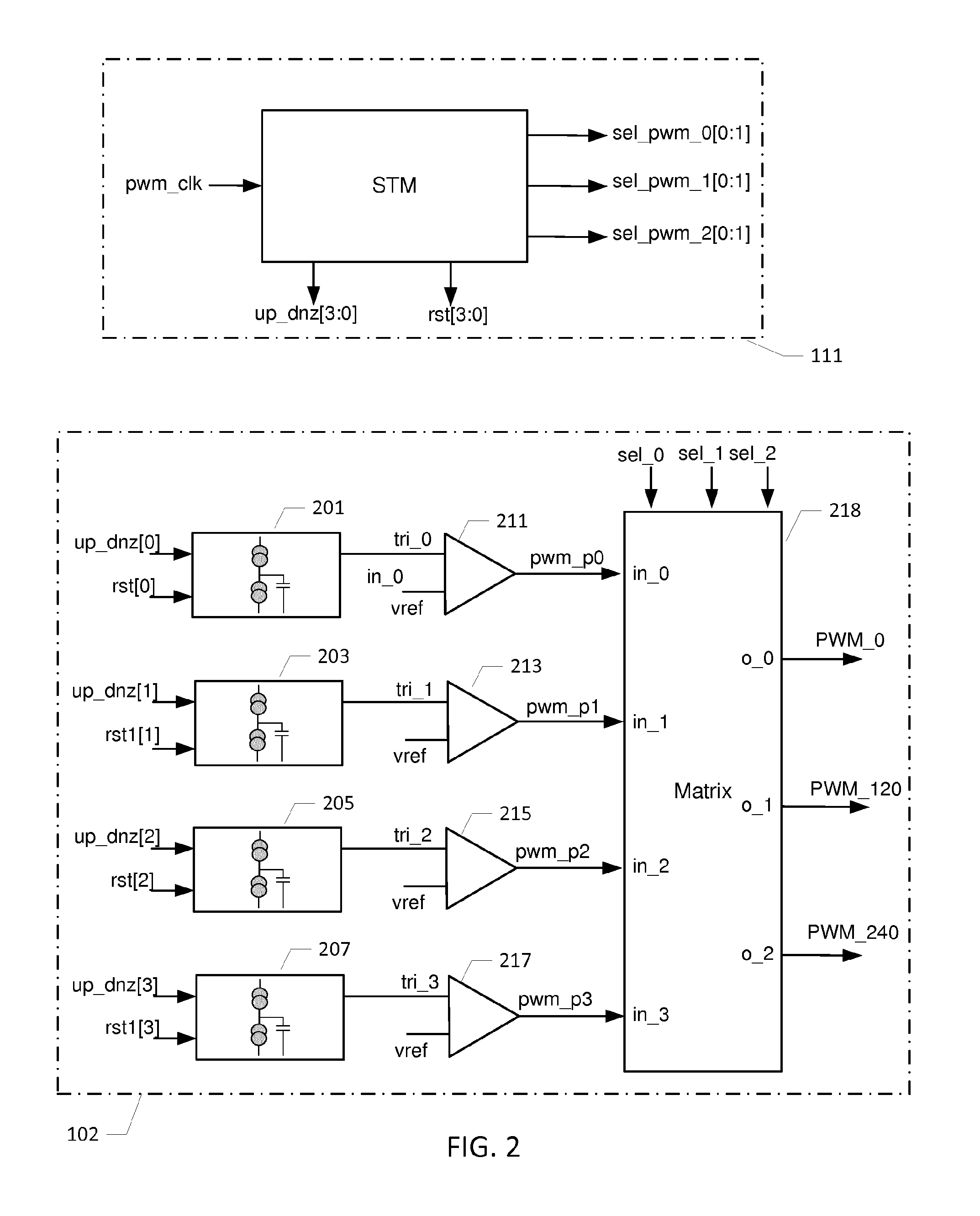 A multiphase pulse width modulator for class d audio amplifiers