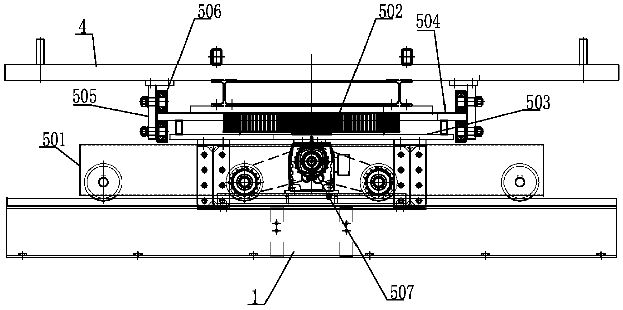 Lateral-moving and rotating carrier and three-dimensional garage