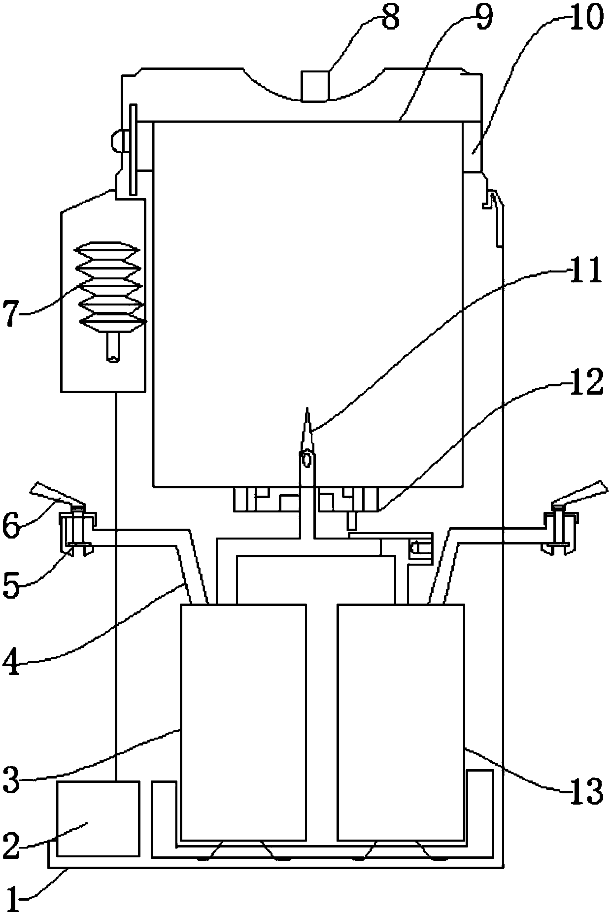 Semiconductor energy-saving water dispenser