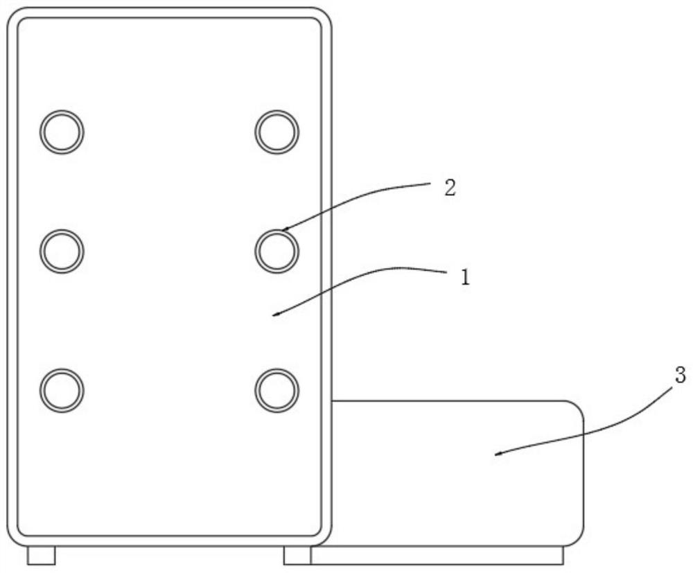 Electric appliance control box used outside ship body