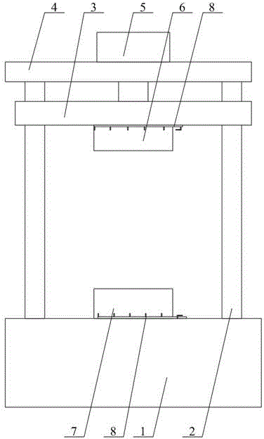 Hydraulic machine with molds capable of being cooled