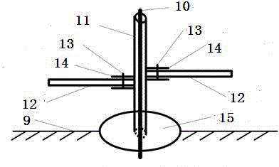 Combined mobile grazed livestock grouping and counting device