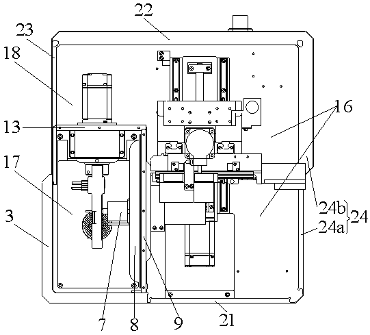 Zirconium-oxide processing equipment and four-axis processing structure