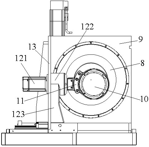 Zirconium-oxide processing equipment and four-axis processing structure