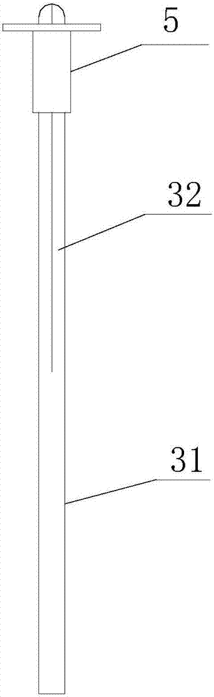 Air drying type anti-shaking water removing rack for utensils