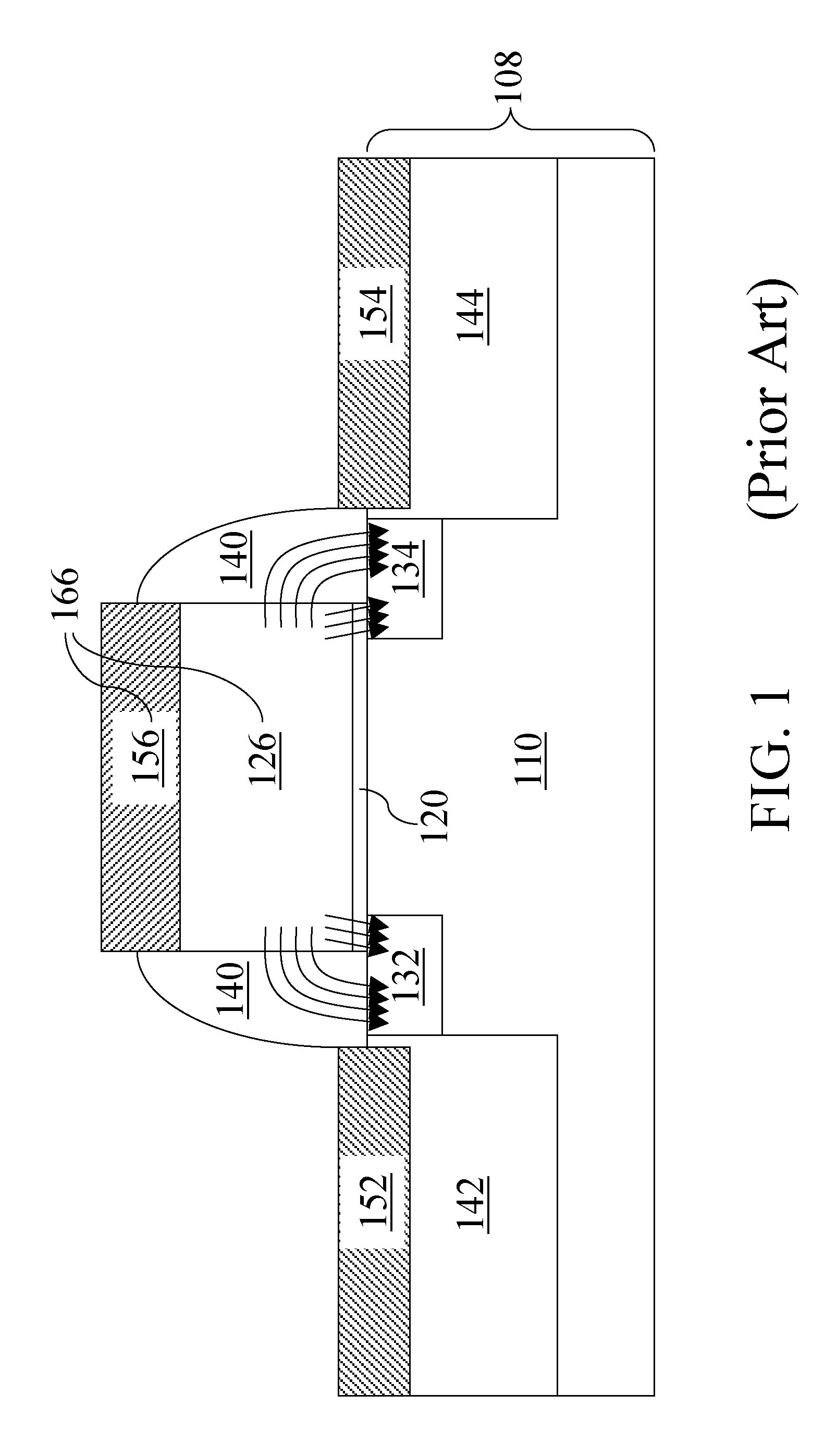 Field effect transistor with reduced overlap capacitance