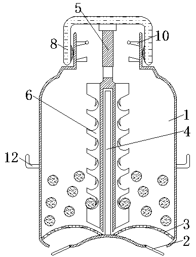 Granule medicine quick dispensing device