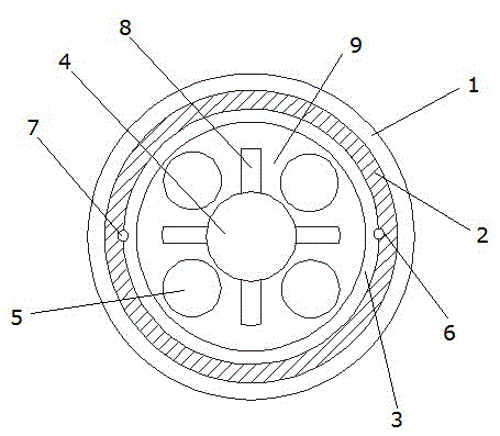 Communication cable for information transmission