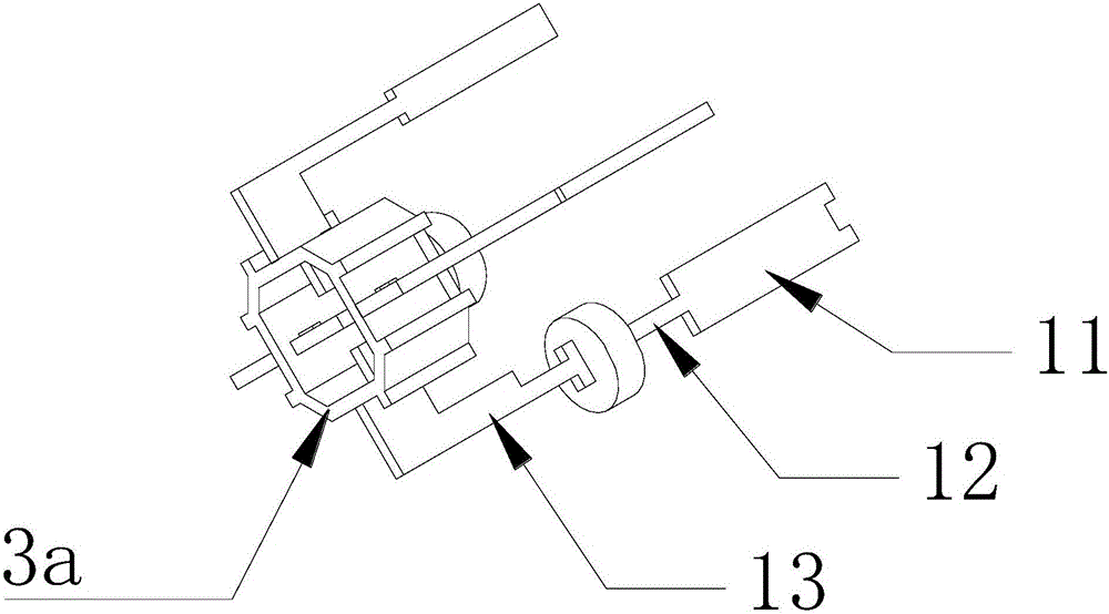 Feeder device of integrated dual-polar radiation unit