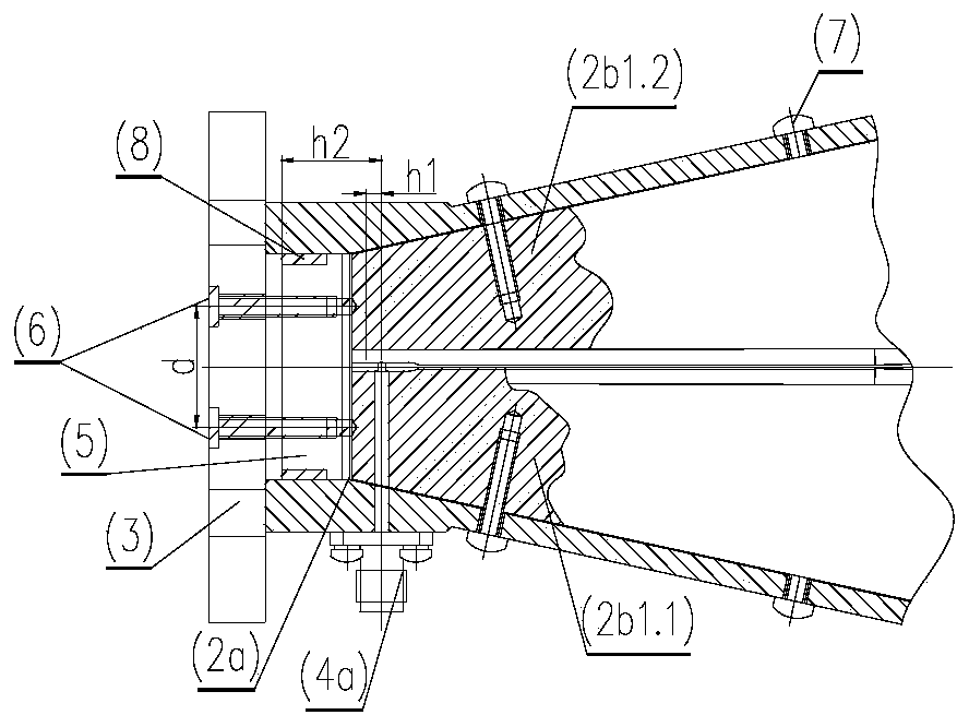 Ultra-wideband four-ridge horn antenna capable of adjusting diameter of back cavity