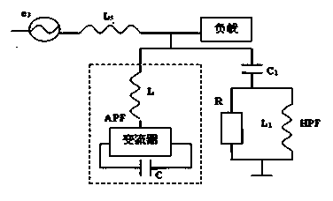 Parallel-connection-type active filter and current detection method thereof