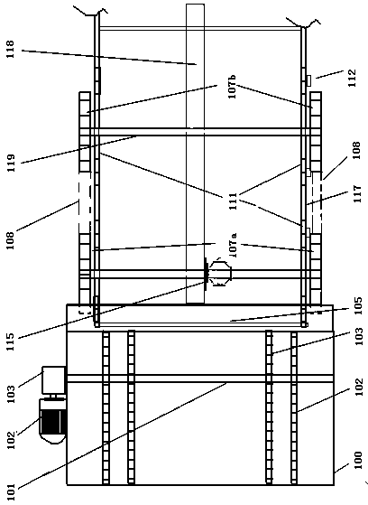 Longitudinal short rib feeding and distributing device and method used during welding of steel bar meshes