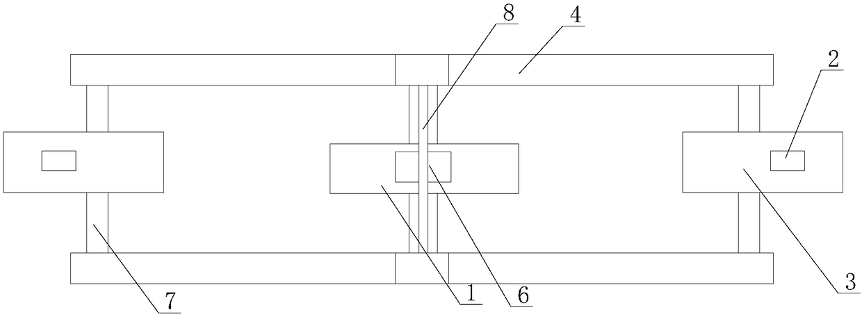 Manual ultrasonic detection device for large pipe diameter