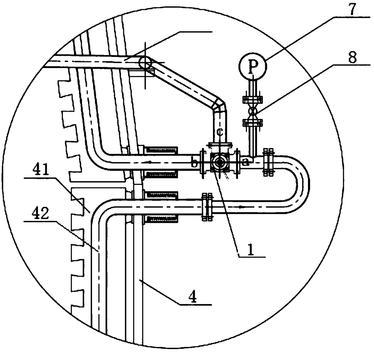 Blast furnace soft water leakage detecting device