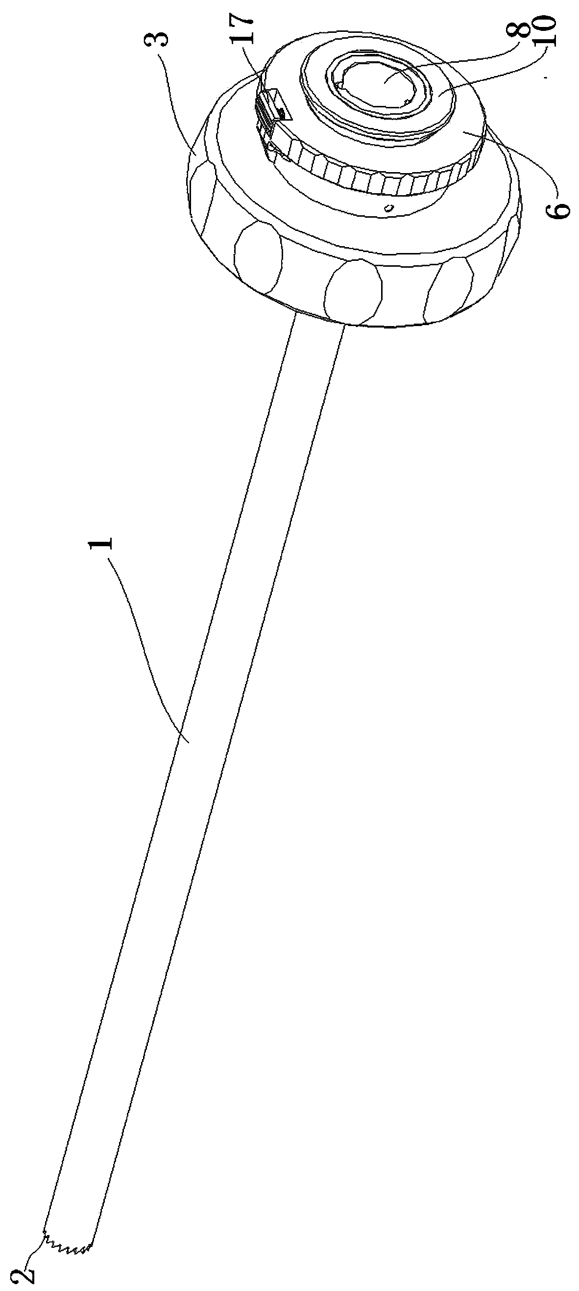 Endoscopic circular saw system used for visible vertebral body formation