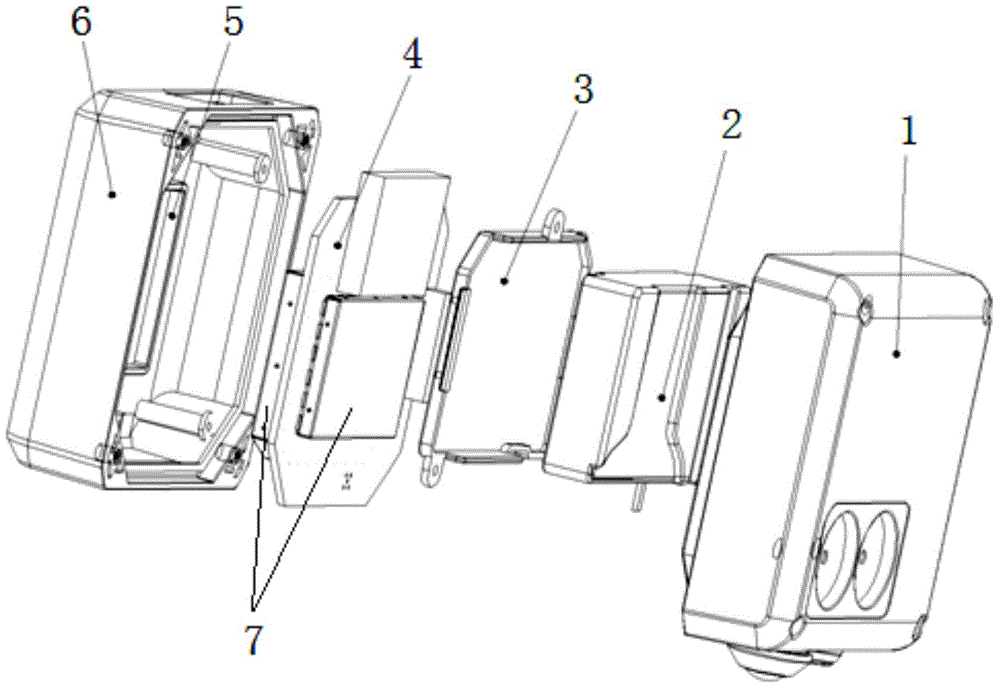 Satellite signal positioning device for Beidou second-generation navigation system