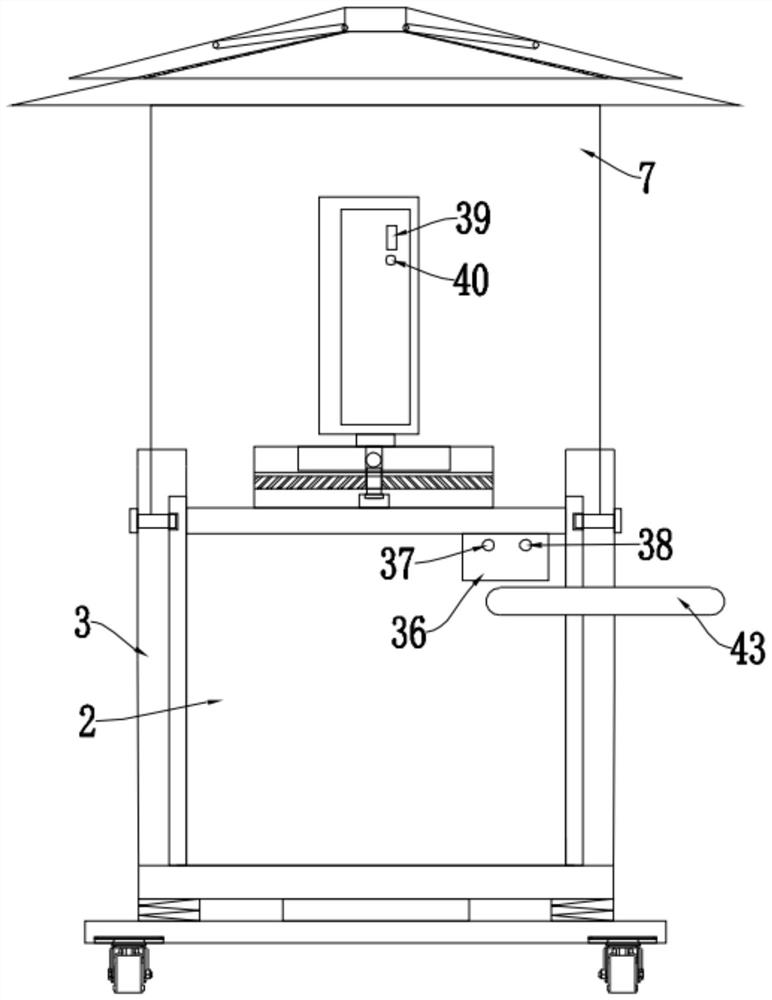 Auxiliary device for technology popularization, and using method thereof