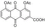 Preparation method of diacerein