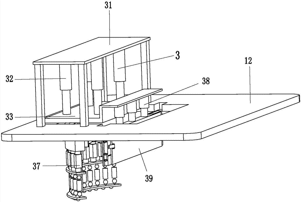 Washed stone pavement troweling and rolling device used for indoor architectural decoration