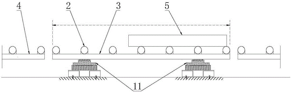 Online weighing roller way