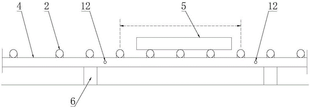 Online weighing roller way