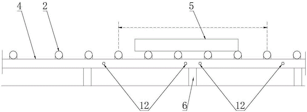 Online weighing roller way