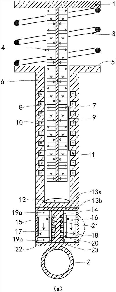 Multifunctional hybrid electromagnetic vibration reduction system