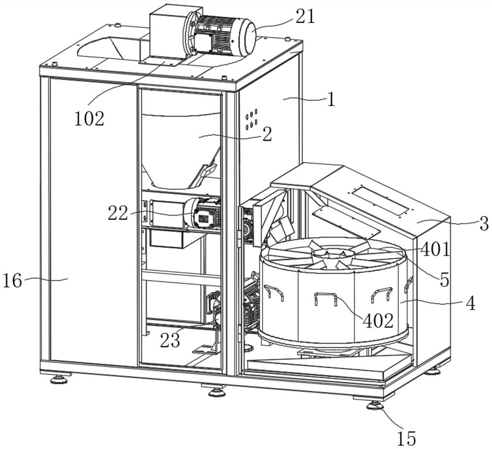 Wet coal sample mixing rotary division machine