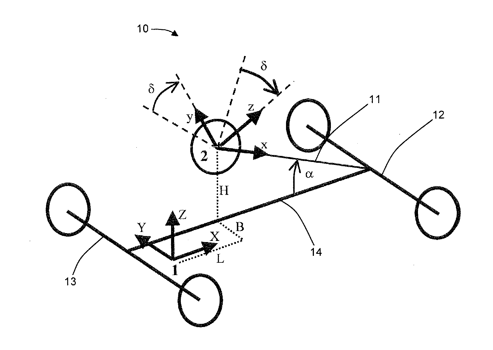 Device and method for determining the driving state of a vehicle