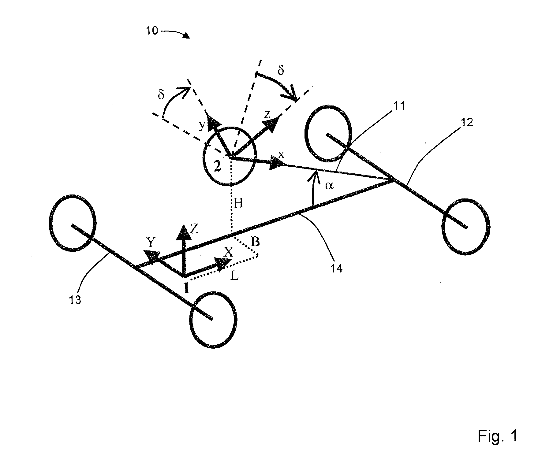 Device and method for determining the driving state of a vehicle