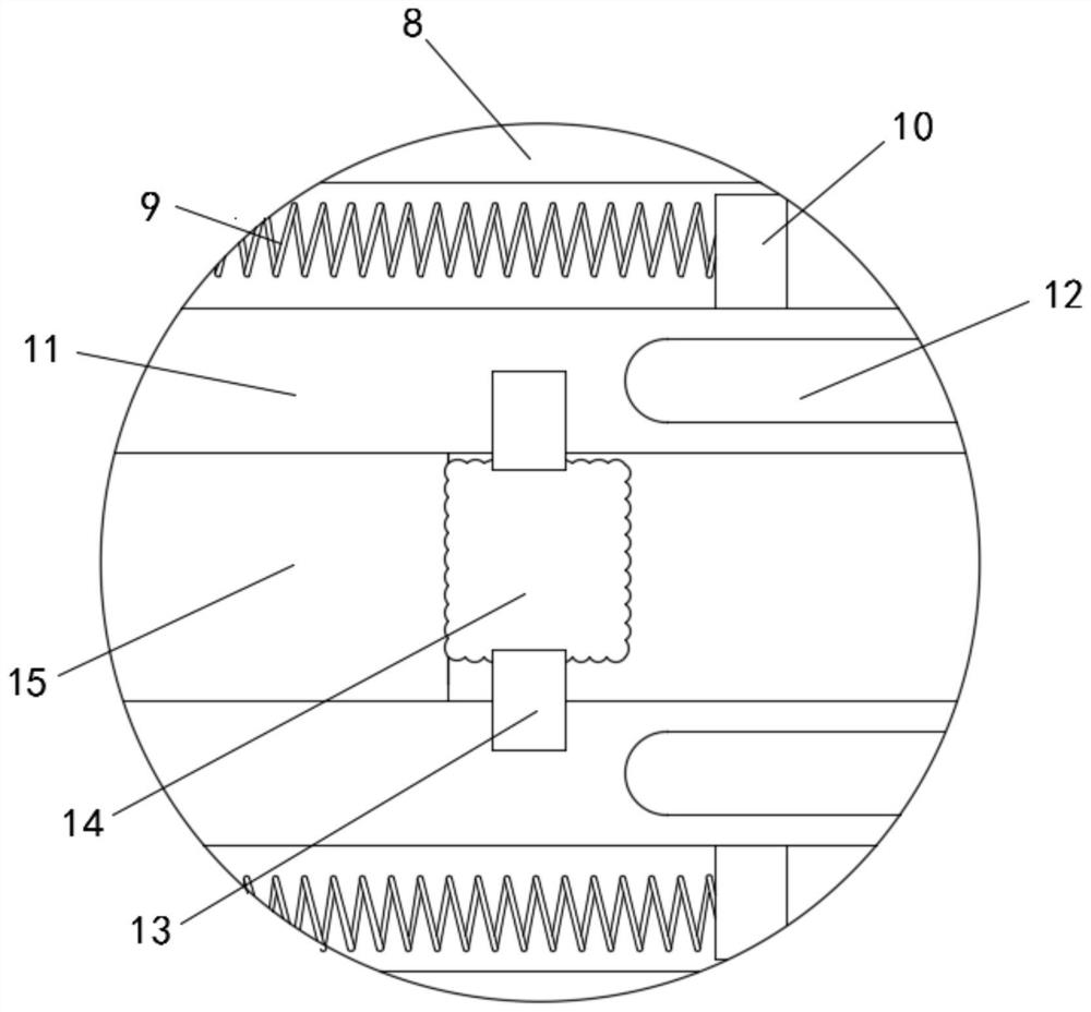 Iron core loosening internal stress change reducing assembly for environment-friendly transformer protection