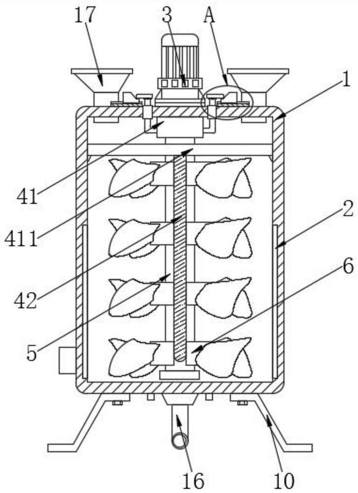 High-modulus impact-resistant non-elastomer ternary blending composite pipe and processing technology thereof