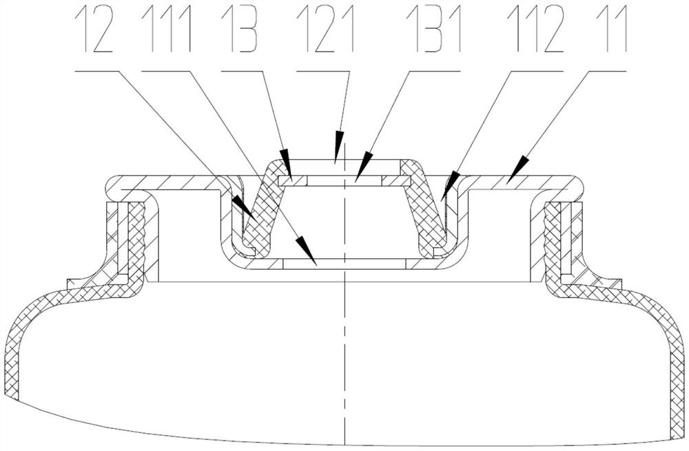 Sealing structure of air spring