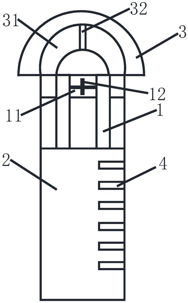 Locking fastener with tenon