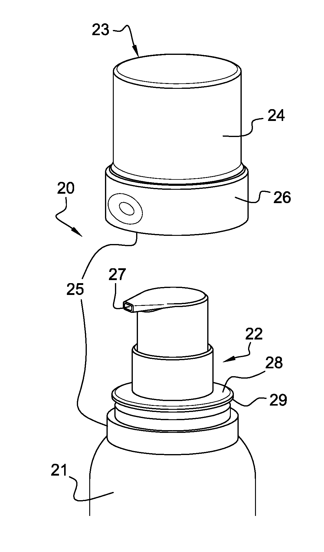 Device For Closing A Container Comprising Secure Closure Means