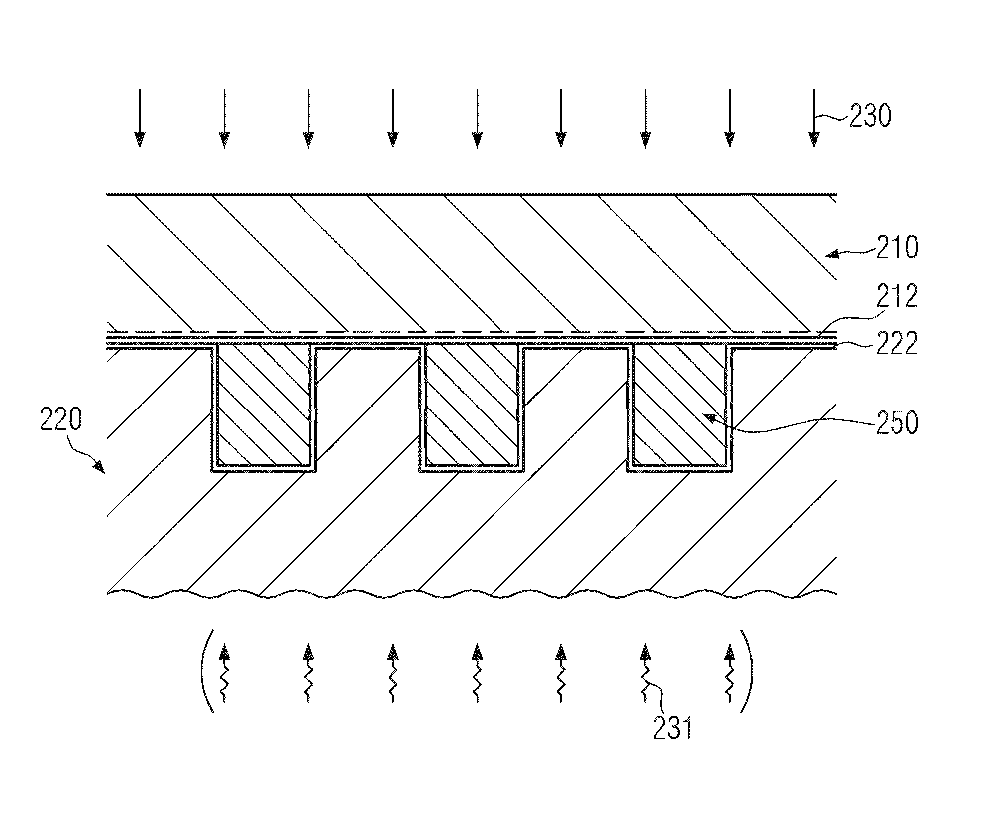 Methods and a mold assembly for fabricating polymer structures by imprint techniques