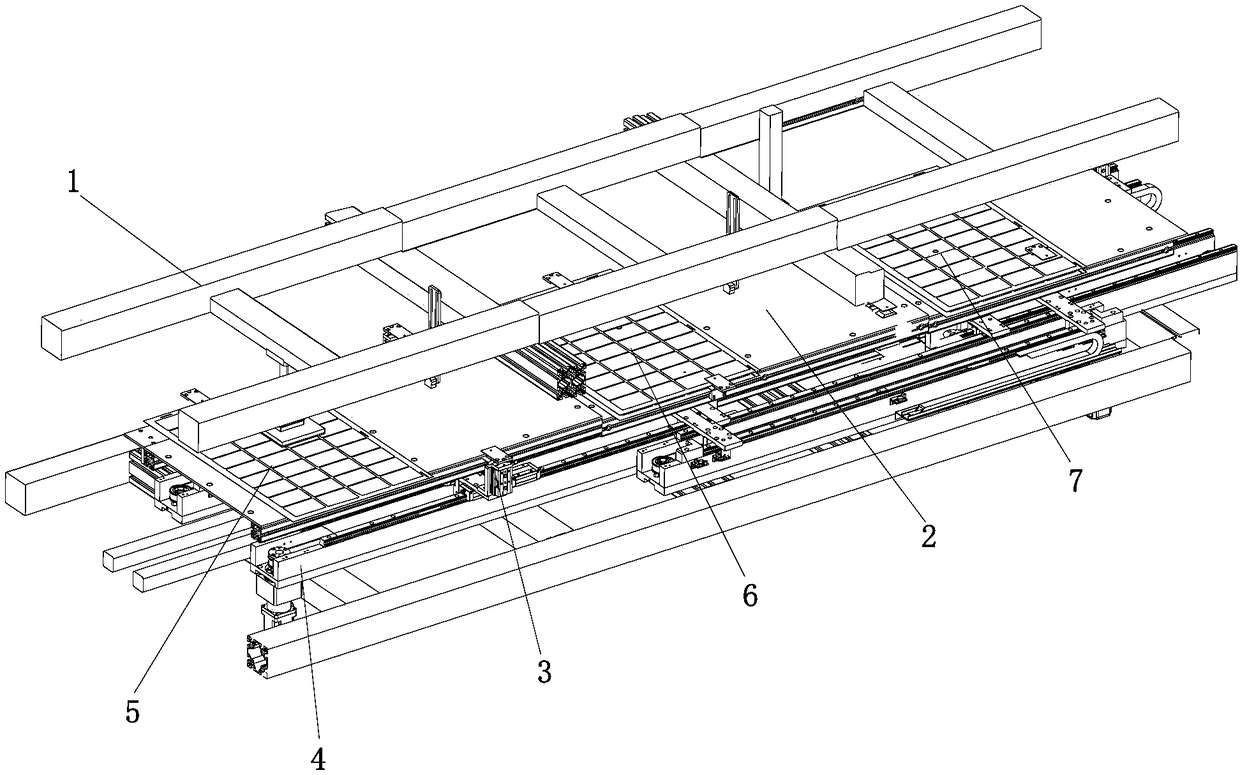 Panel veneer stacking device and method