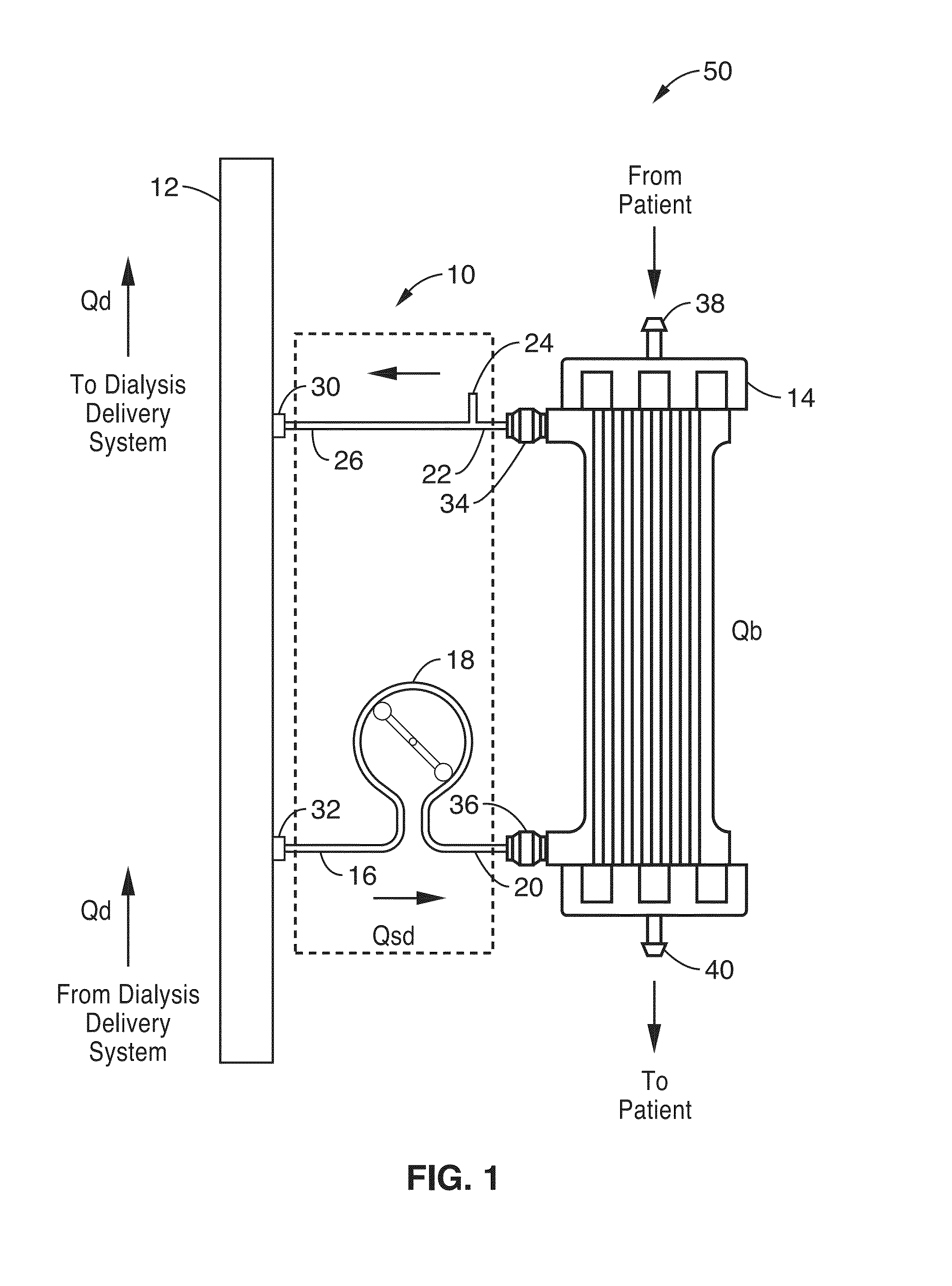 Slow dialysate adaptor apparatus for intermittent hemodialysis