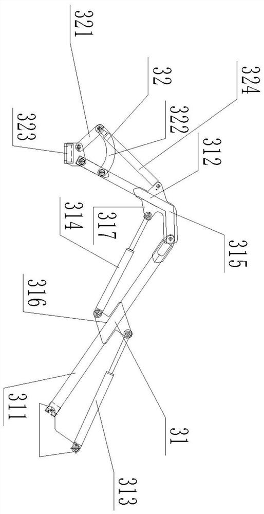 Pruning accessory tool matched with mobile vehicle