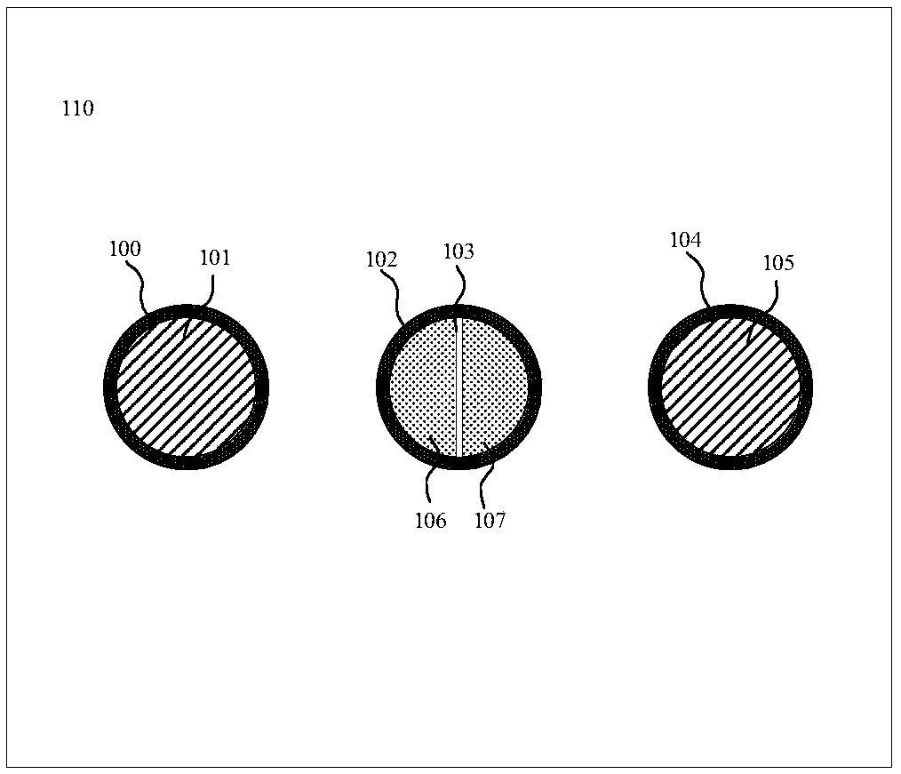 Differential multi-bit through silicon via structure and preparation method thereof