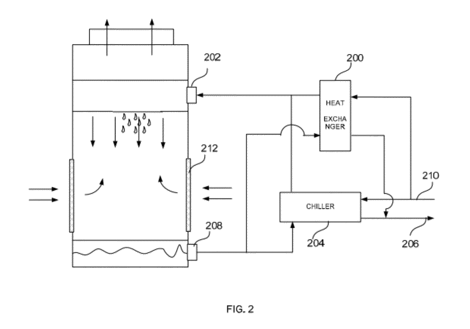 System and method for reducing mineral buildup on drift eliminators of a cooling tower