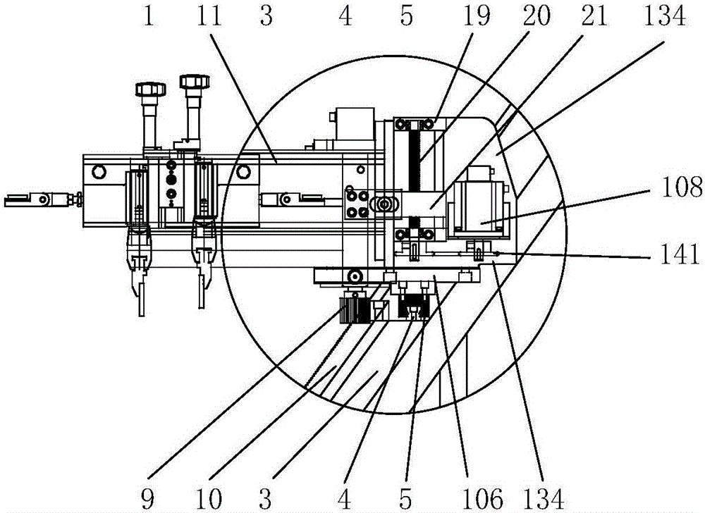 High-precision treadmill printing machine driven by double servo motors