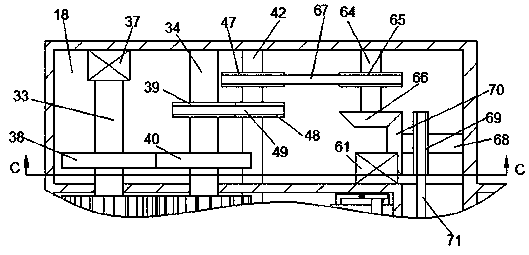 Crushing and sorting device for waste battery