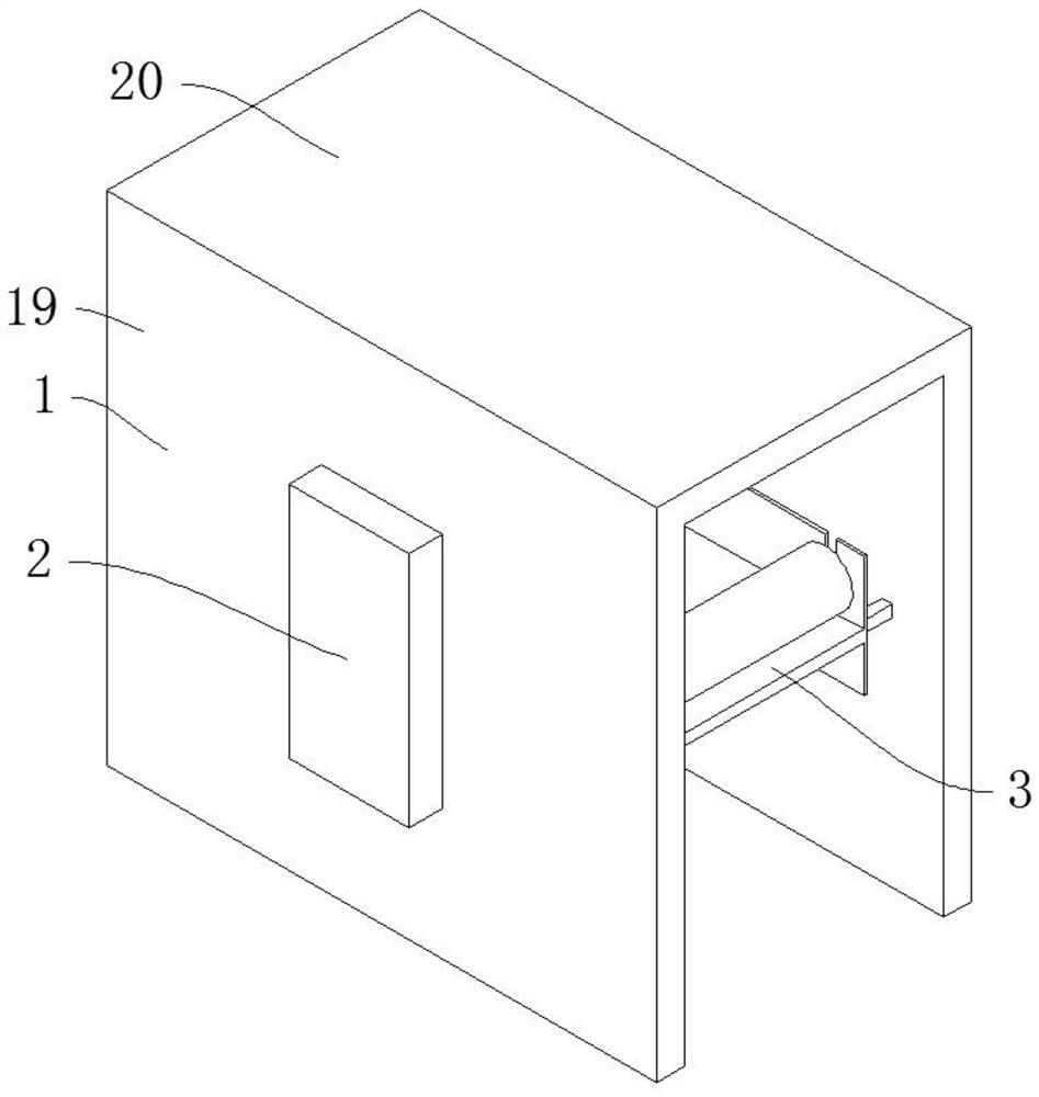 Embossing device for producing asphalt waterproof coiled material