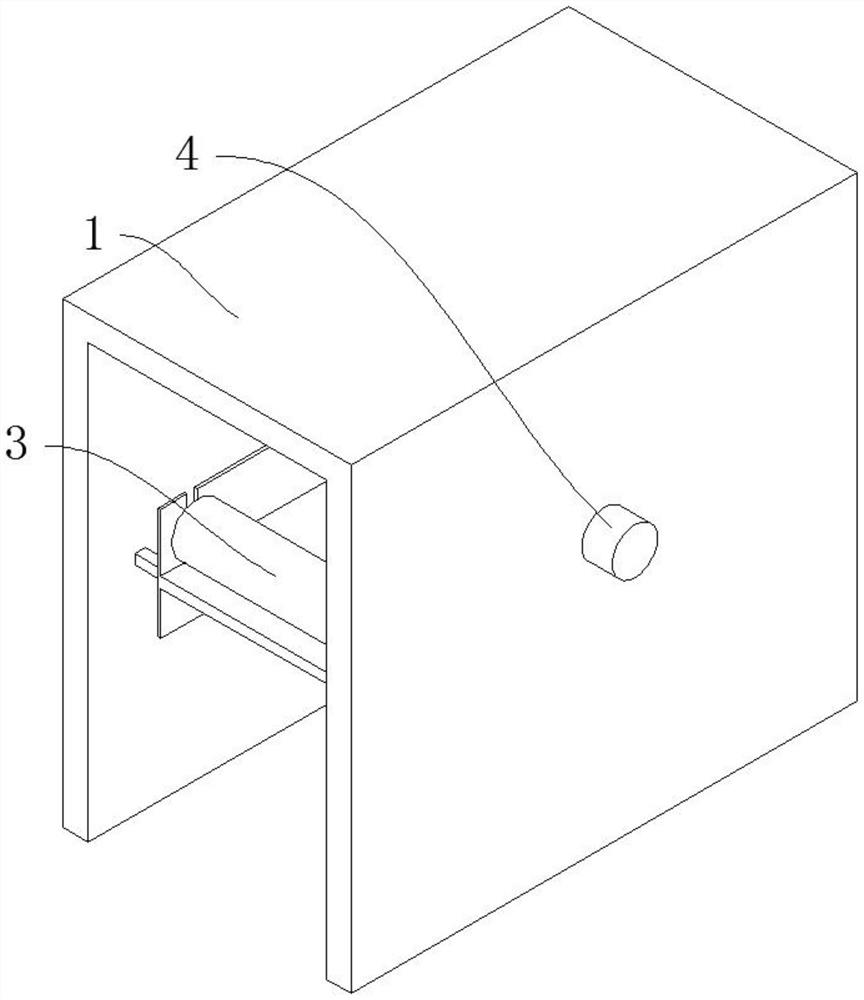 Embossing device for producing asphalt waterproof coiled material