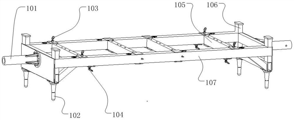 Integral positioning device and method for cap-shaped stringer