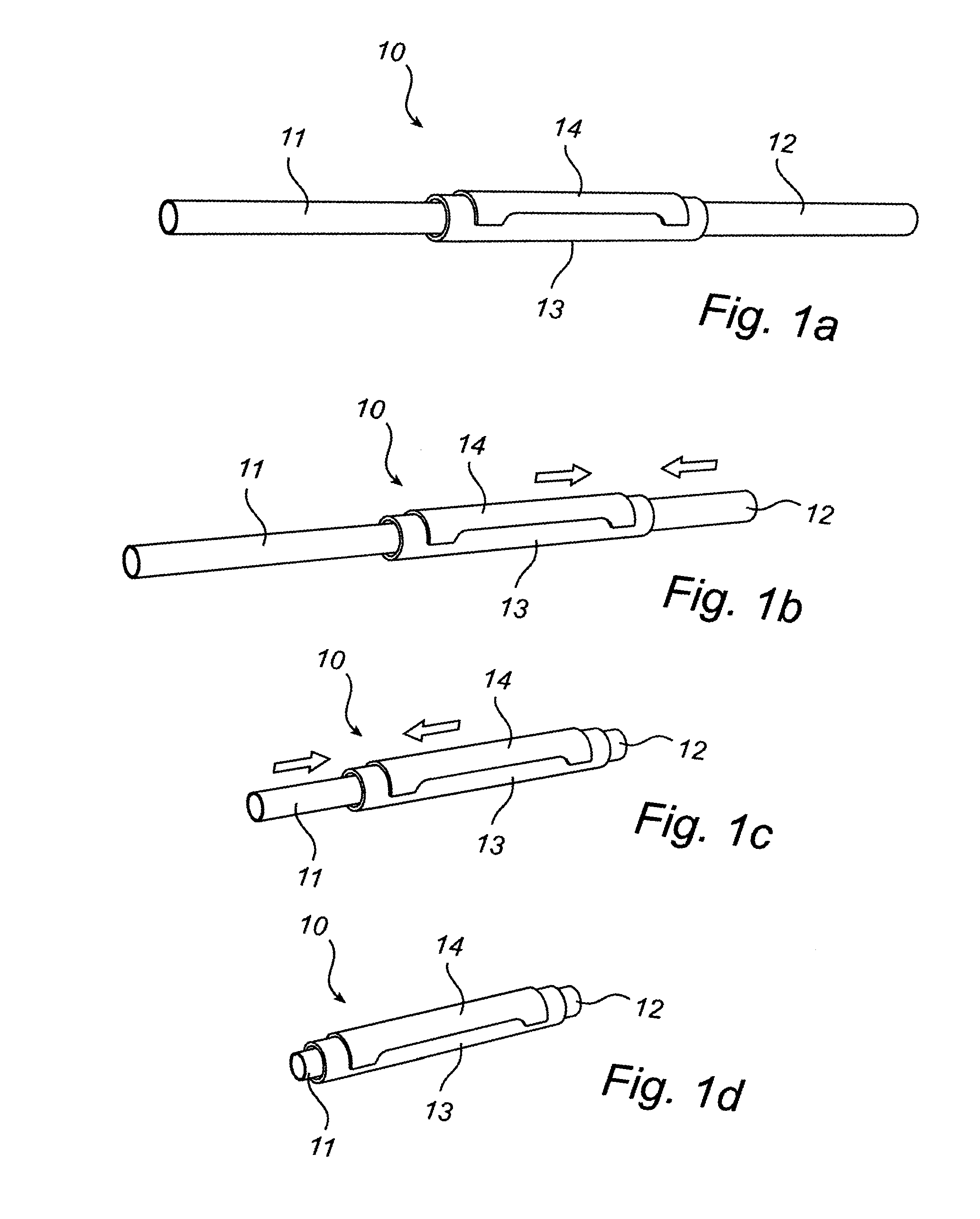 Three part tube