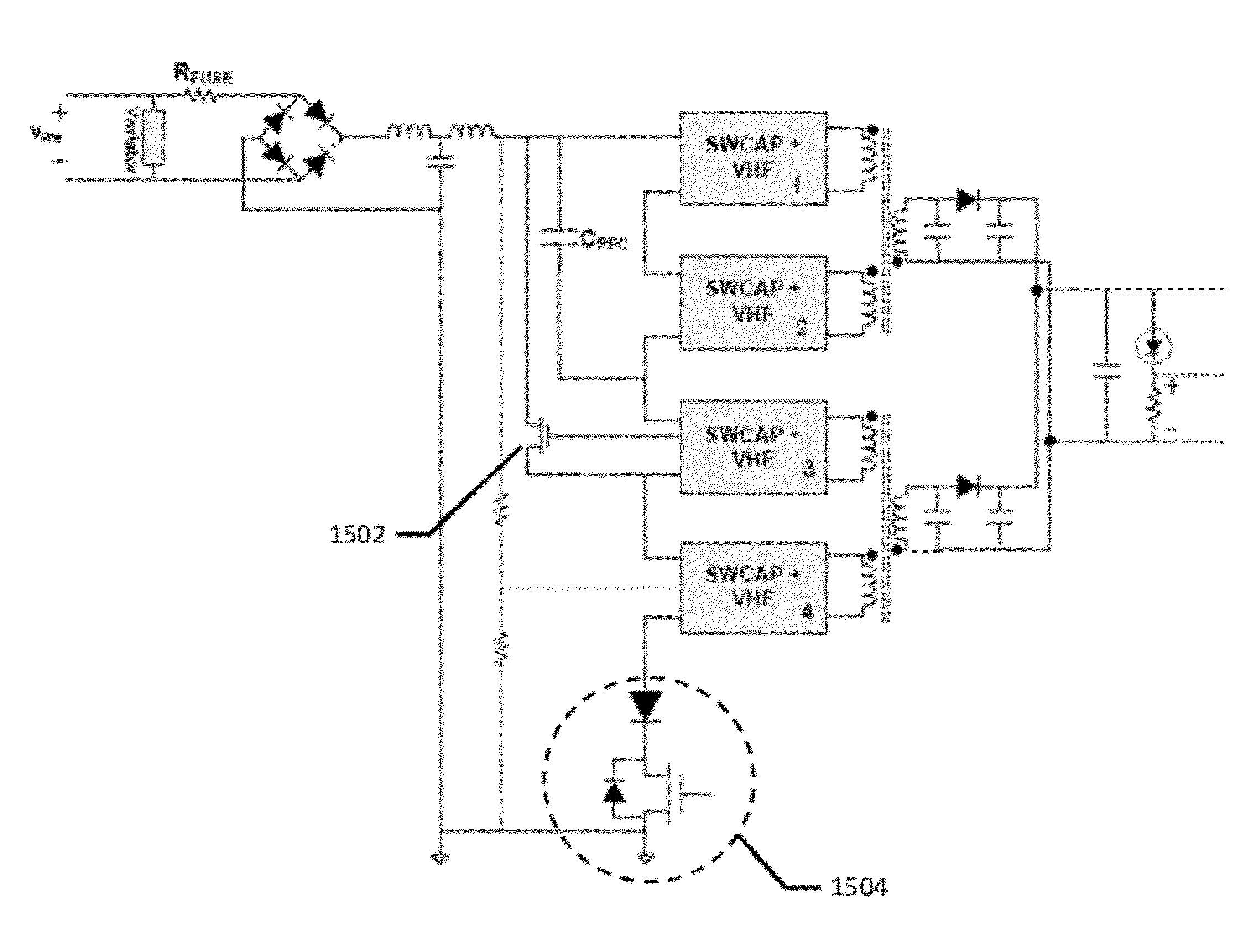 Very high frequency switching cell-based power converter