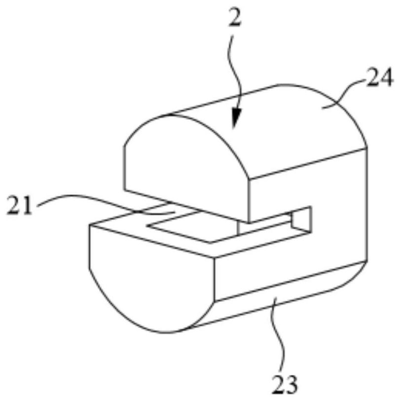 Microphone mounting structure and wireless earphone