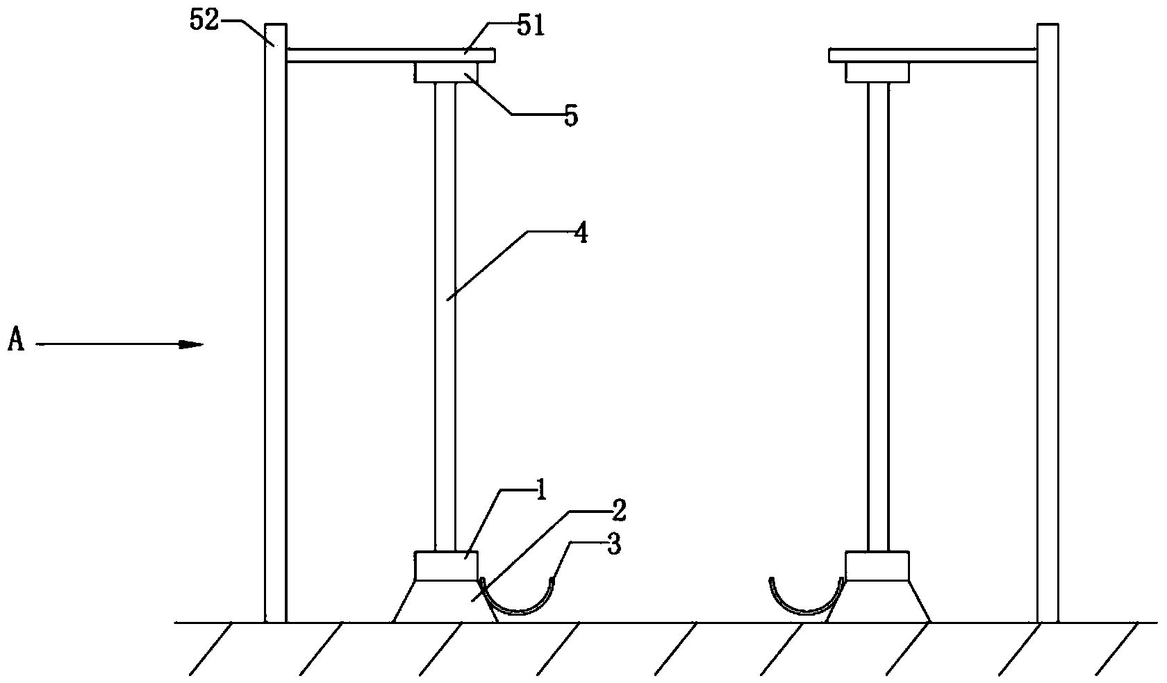 Drying table support